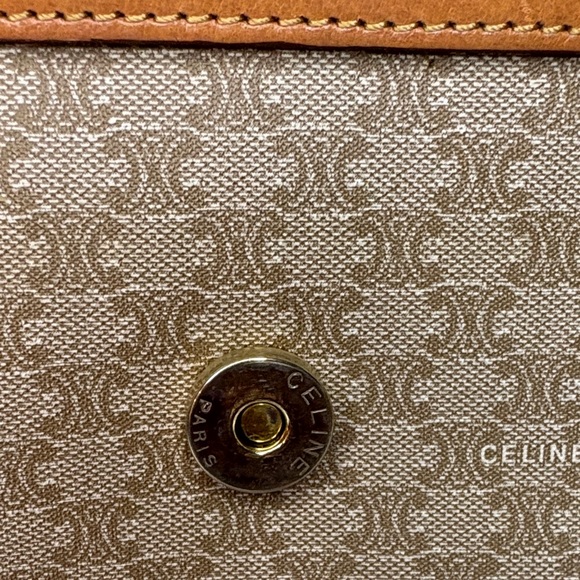 Celine Authentic Macadam Canvas Fold Over Clutch Bag - Vintage - Picture 4 of 15